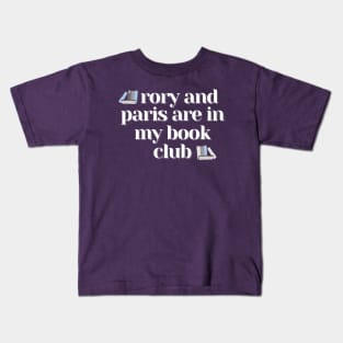 Rory and Paris Book Club with Books Kids T-Shirt